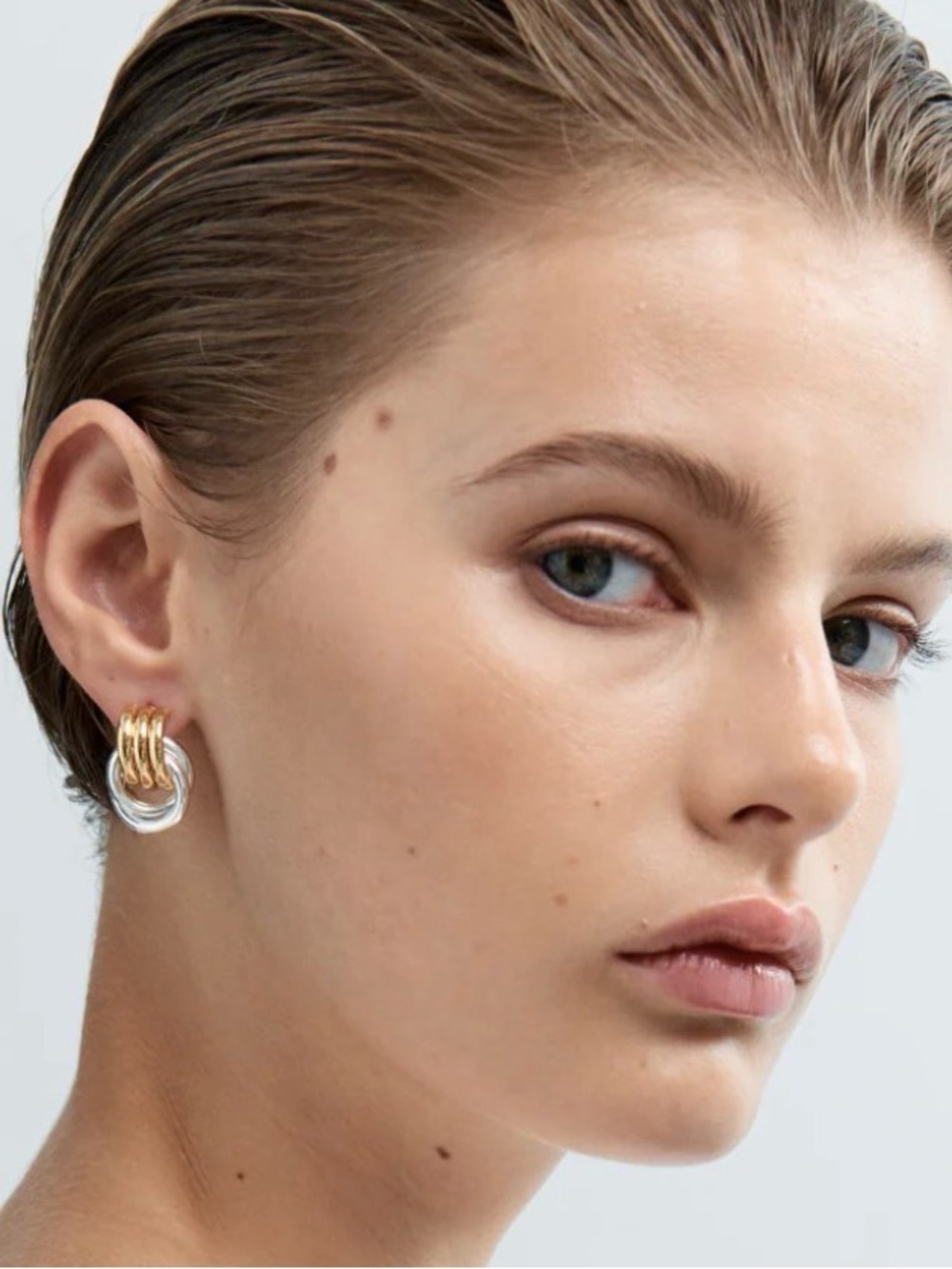 Heaven Mayhem - Baby Knot Earrings Mixed Metal